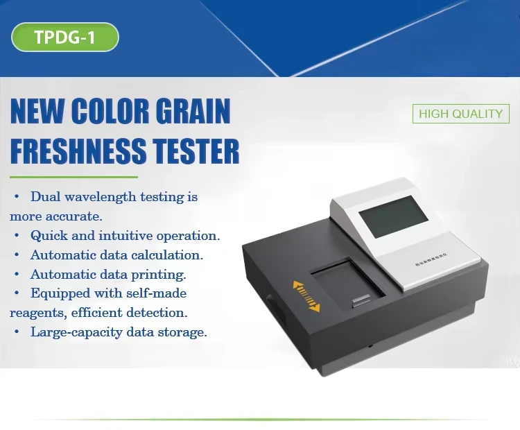 Portable Grain Freshness Tester Quickly Rice Freshness Analyzer with Print