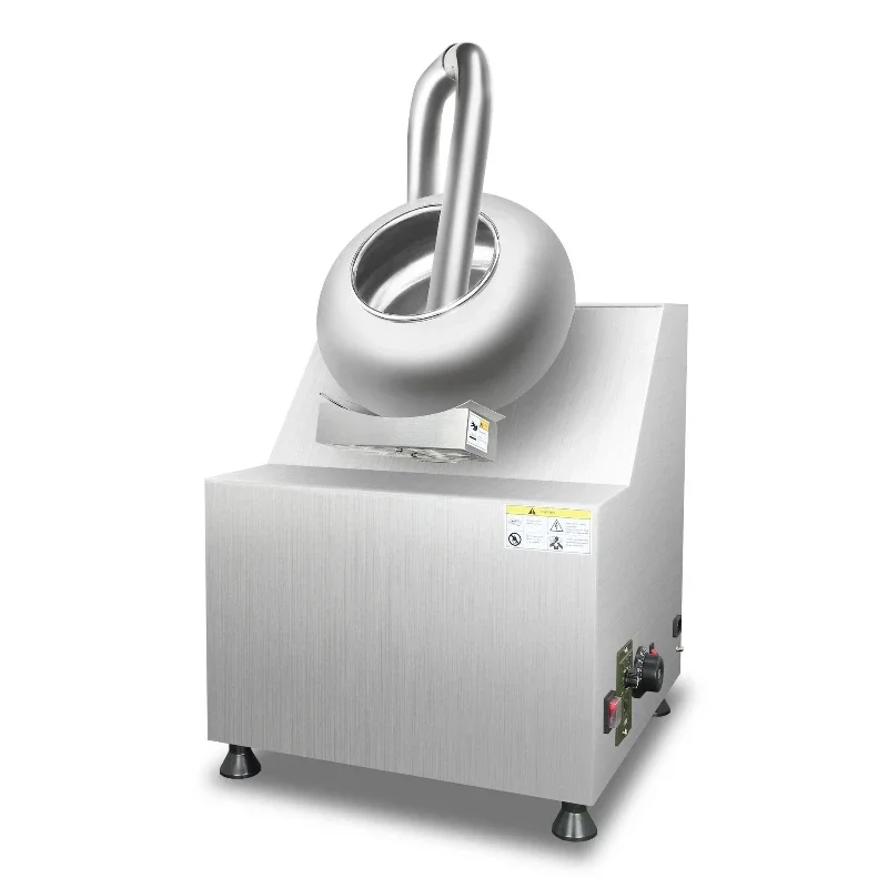 

8L Stainless Steel Peanut Cashew Candy Coloring Chocolate Coating Sugar Coating Machine Round Pot Granulator Coating Machine