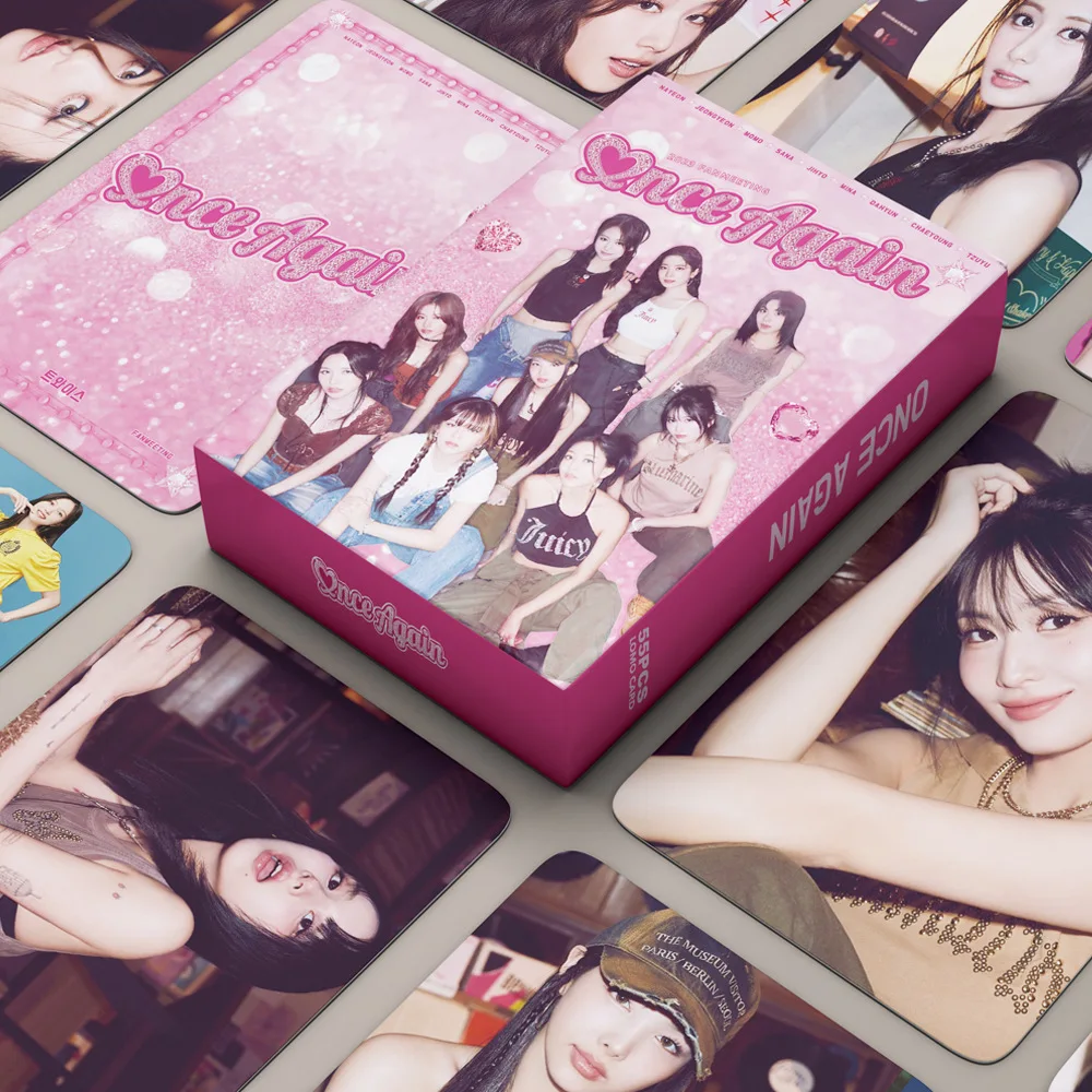 

XIURAN 55Pcs/Box TWICE Ready To Be Mini Album Photocard KPOP Lomo Card (READY STOCK)