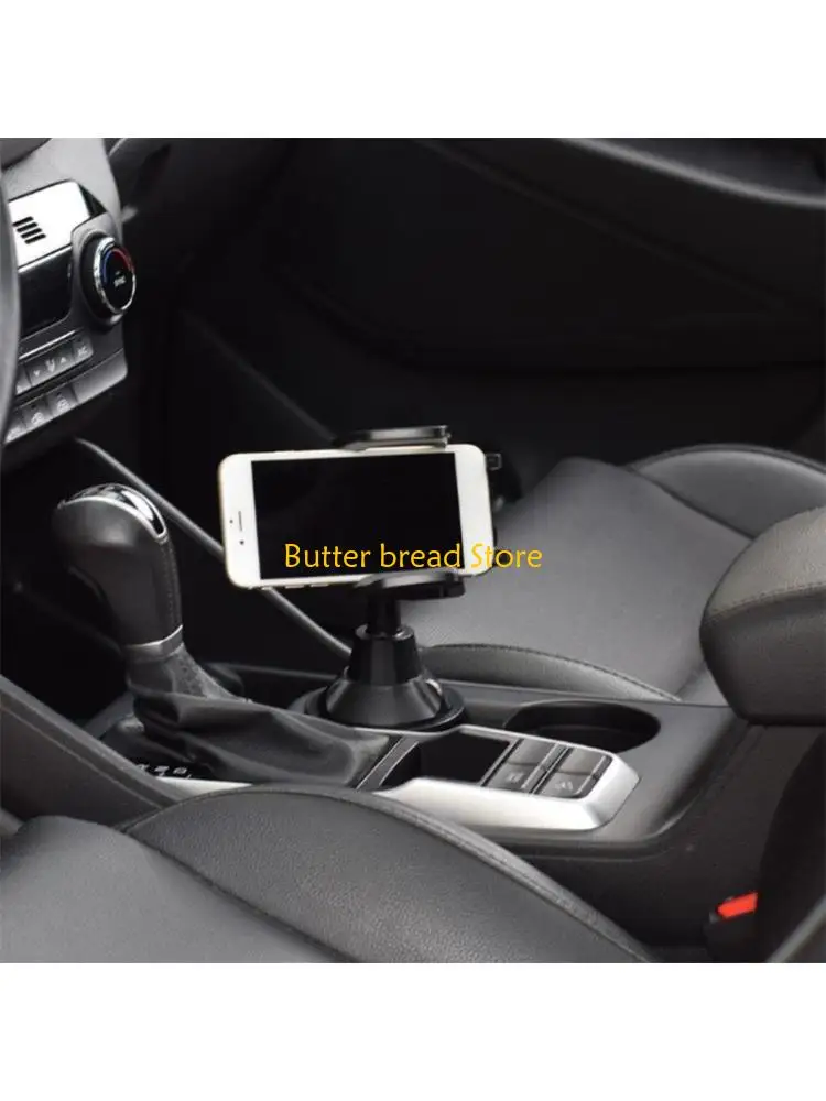 W89C SUV Holder Car Cup Gooseneck Phone Mount for Phone 12 XS X 1 Tablets