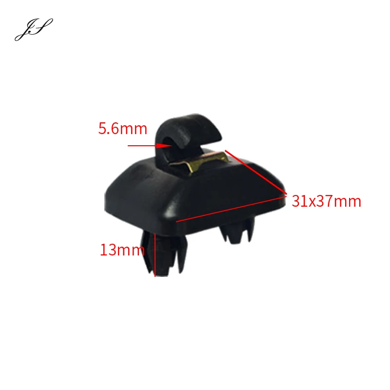 2pcs Car Sun Visor Clips 8U0857562 For A1 A3 A4 A5 Q5 A7 B6 B7 B8 S4 S5 TT RS3 RS4 RS5 Exeo Interior Sun Visor Hook Clip Snap