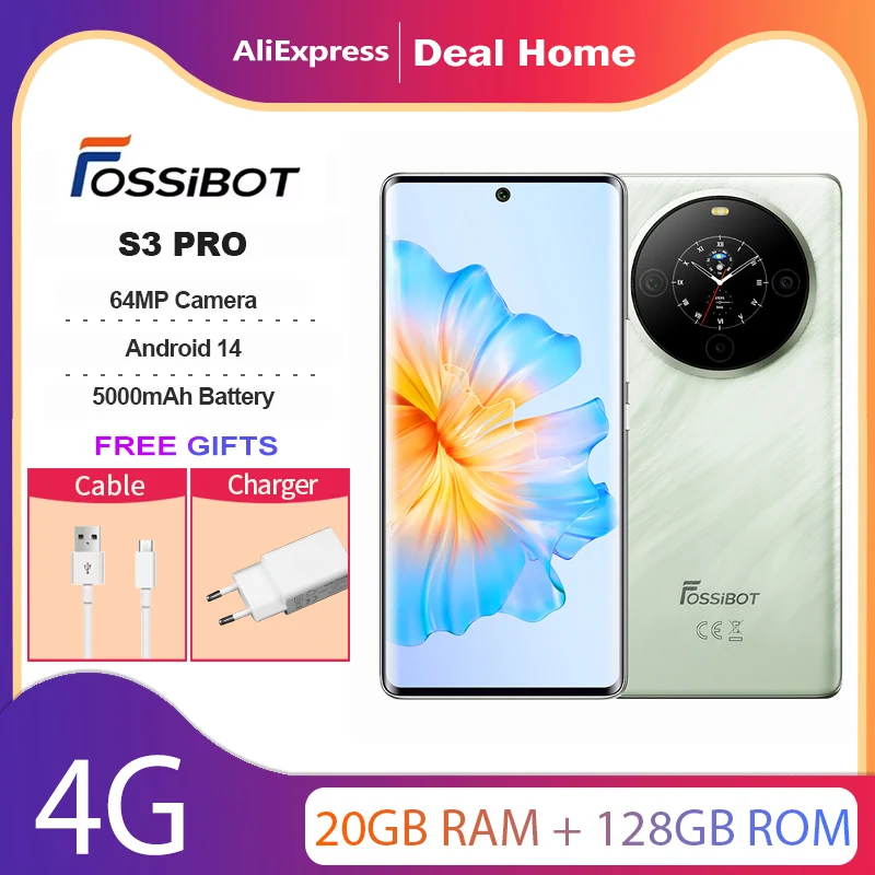 携帯電話本体 Fossibot S3pro 128gb SIM FREE FOSSiBOT S3 Pro 6.67