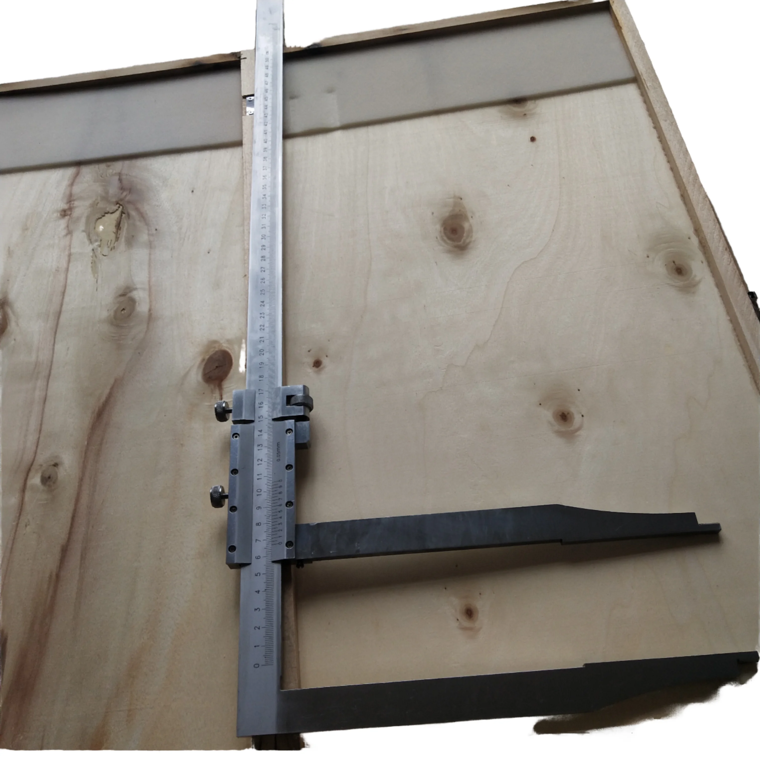 

500mm Stainless Steel Digital Vernier Caliper Wooden Box Jaw Opener with 250mm Length No Electronic Version