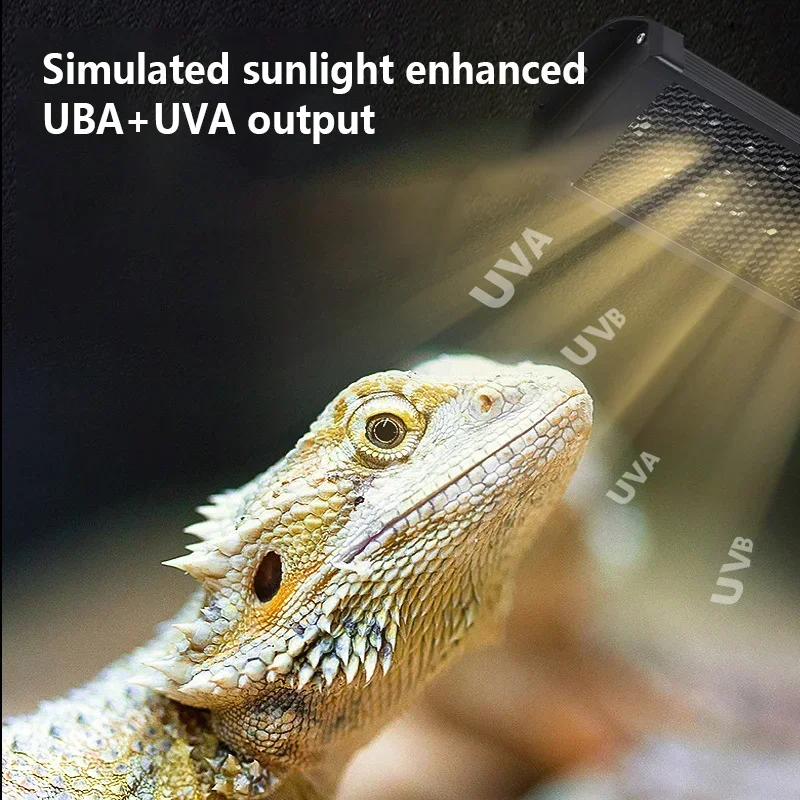 UVA+UVB Reptile Full Spectrum LED Light Turtle Lizard Snake Terrarium Sunbathe Heat Lamp 10.0 20.0 Sun Lamp Sunbathe Heat Lamp