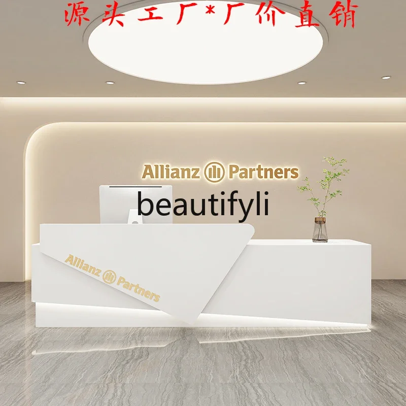 

Simple beauty salon checkout page Clothing shop Company hall Reception desk9344