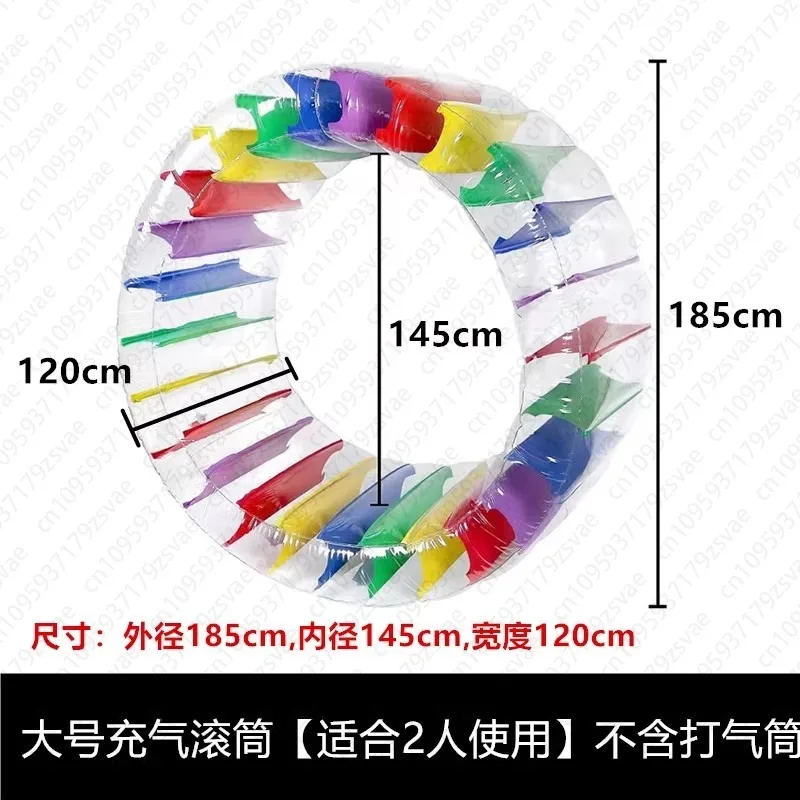 Water Inflatable Roller Children Swimming Ring, Outdoor Crawling Water Toys Pool Park Play Entertainment Walking Ball