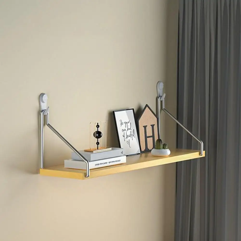 Floating Wall Shelves Versatile Bathroom Room Wall Storage Rack with Punch-free Installation Strong Load Bearing Capacity