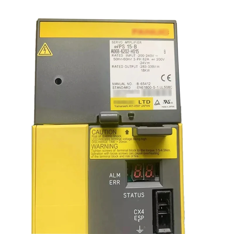 A06B-6202-H015 Servo Drive Module  2-axis Amplifier SV 80/80 HRV2 and HRV3 Supported