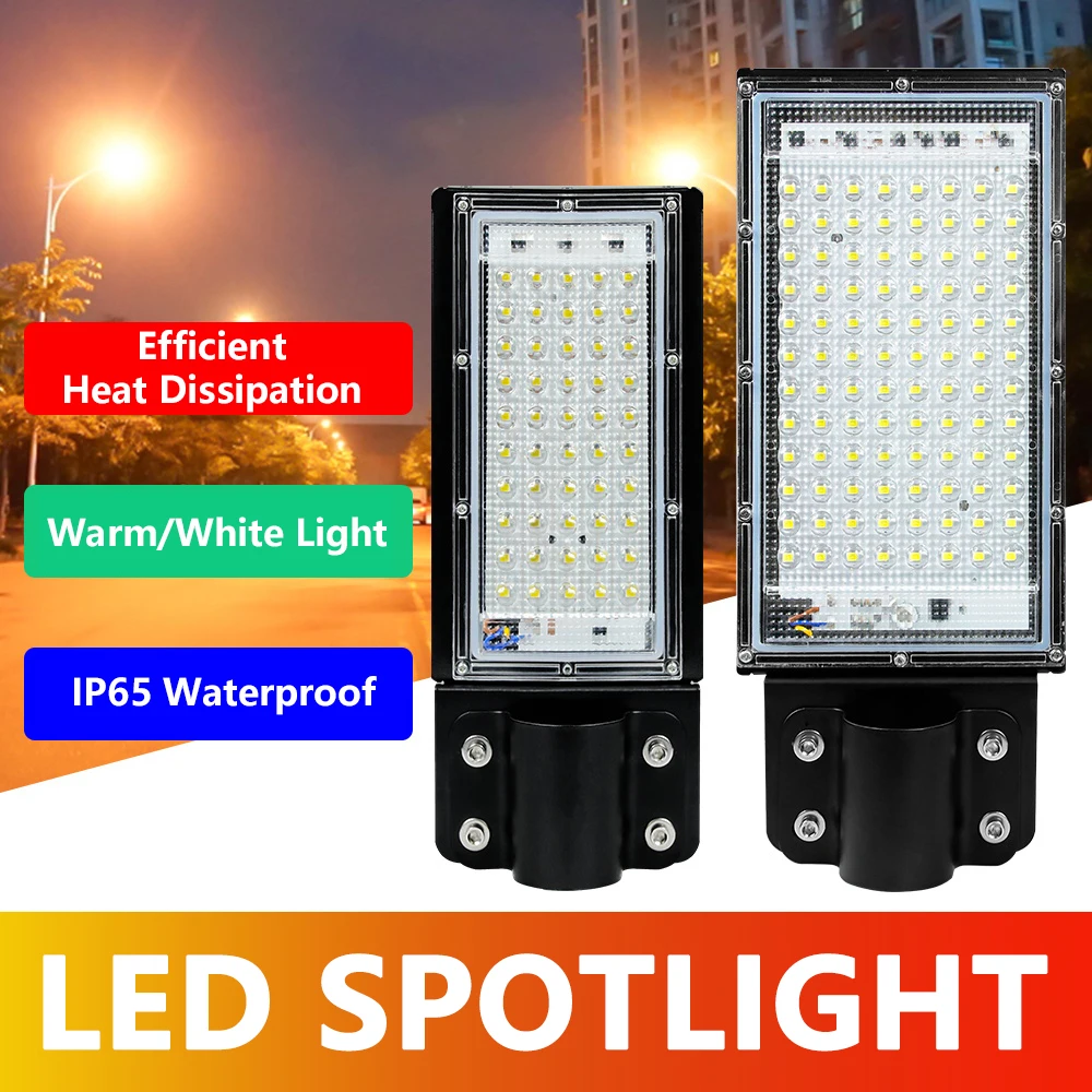 Led Spot Flood Light Portable 50w 100w Garden Lighting Street Lighting Ac180-240v For Outdoor House Night Light Flood Light