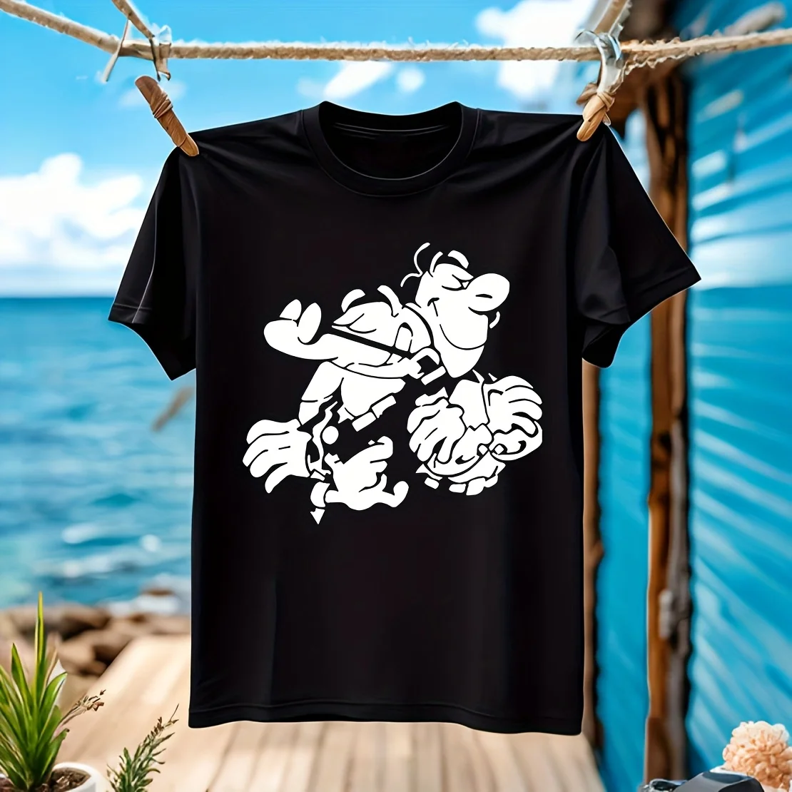 

Мужская футболка Mortadelo and Filemon, 100% хлопок, повседневная, дышащая, удобная, для спортивных мероприятий, доступна в различных размерах, нейтрали