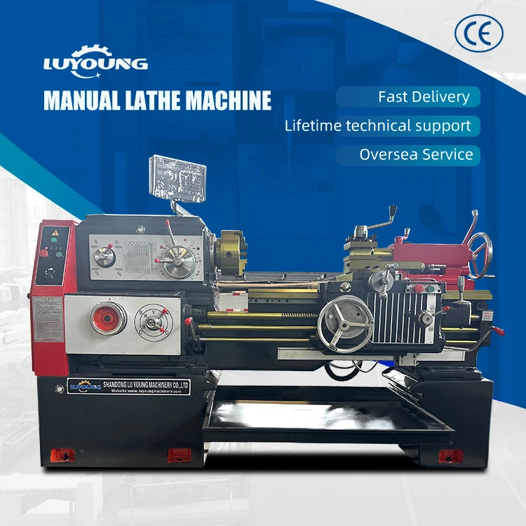 March EXpo Manual Lathe Machine 1000 mm for Metal Cd6241 750 1000mm Gap Bed Lathe Machining Manual Metal Lathe