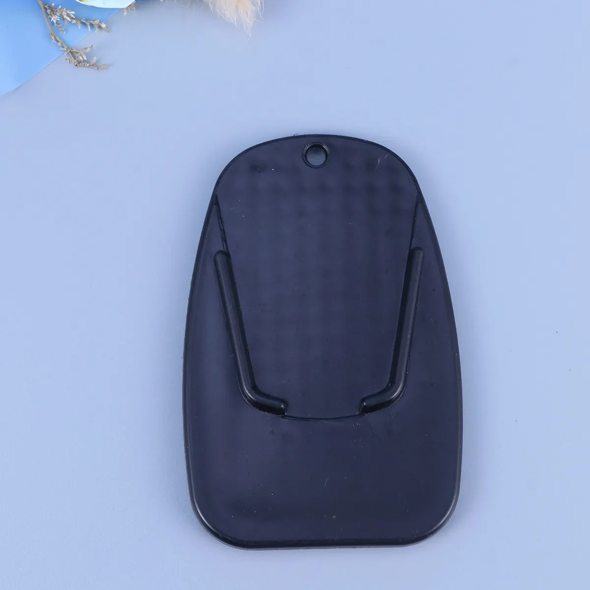 Motorcycle Kickstand Pad Rugged Lightweight Portable Kick Stand Plate for Motorbike Side Stand Support on Soft Surfaces Tile