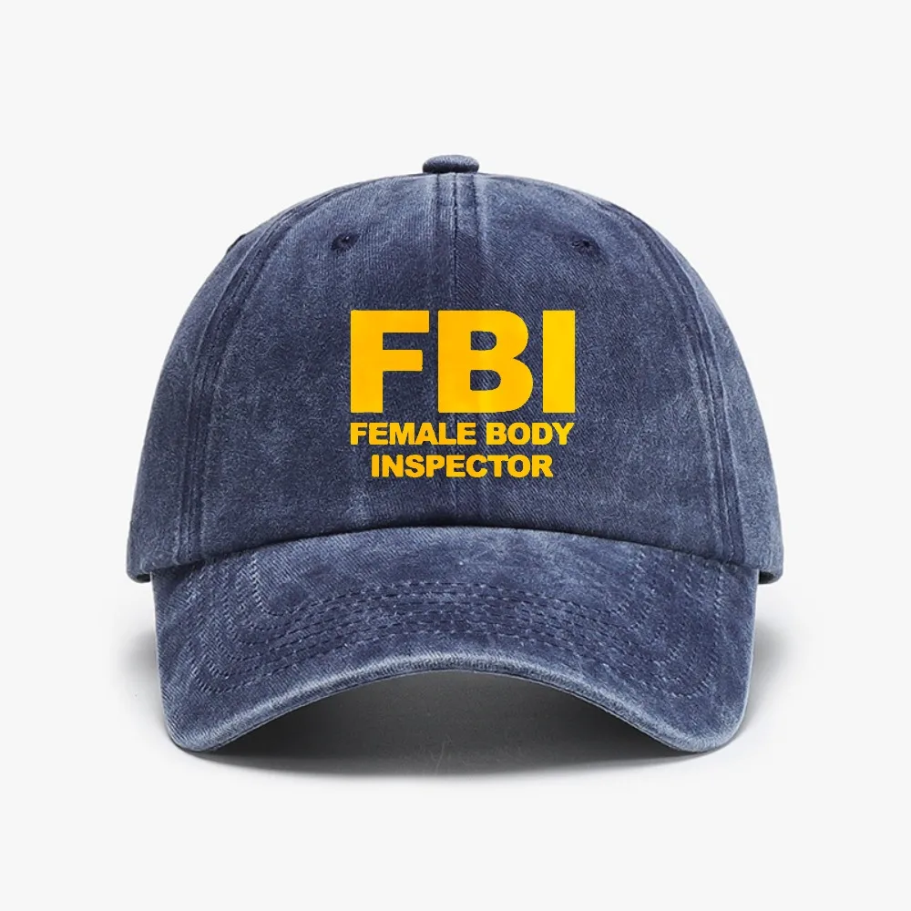 FBI Agent Movie Peripheral soft top cowboy Hats Men's and Women's Baseball Caps fashion Casual adjustable hat