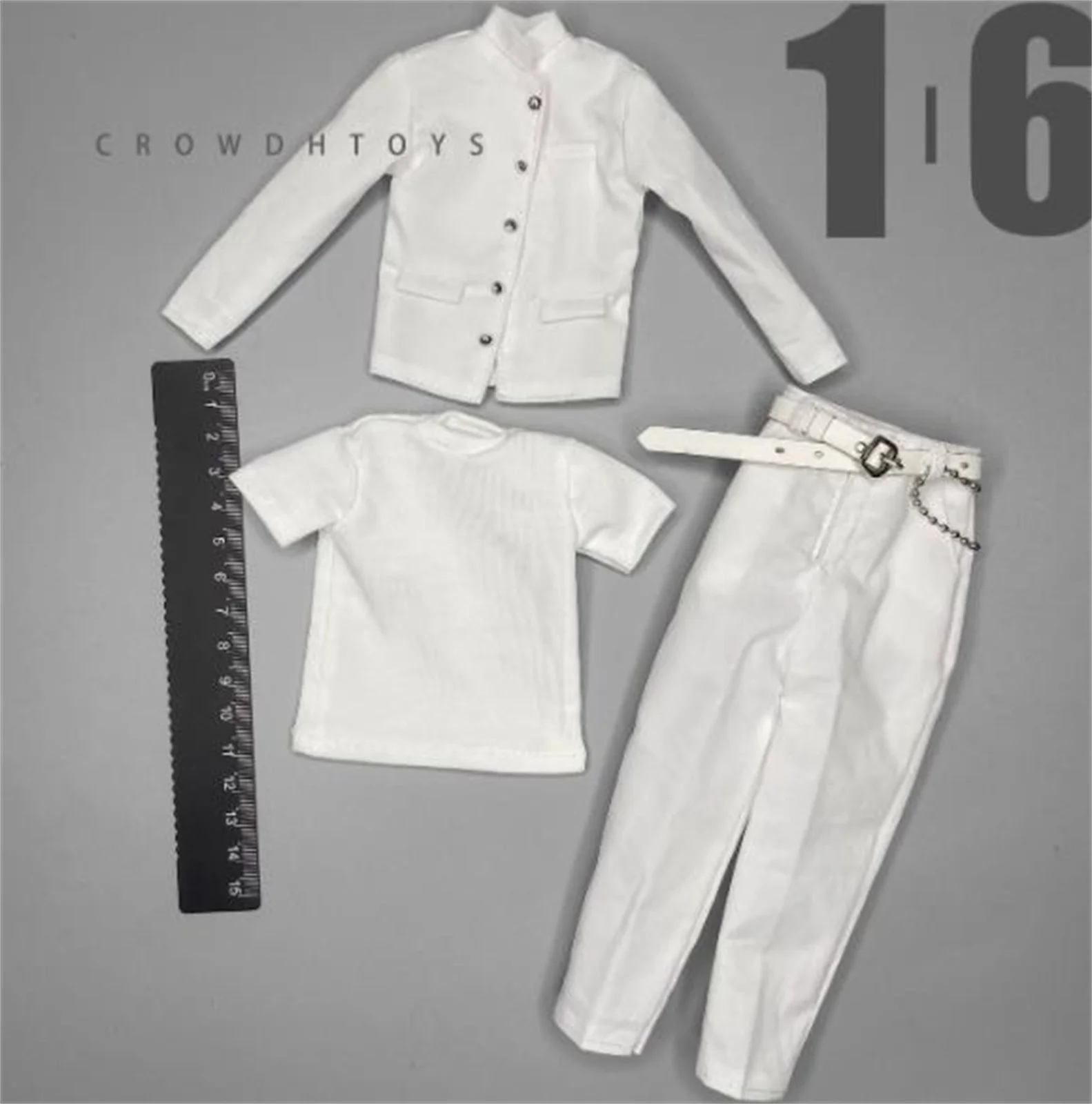 

1:6 School uniform suit coat pants shirt Male Clothes For 12" Figure Toy For 12 Inch Action Figure Model Toys