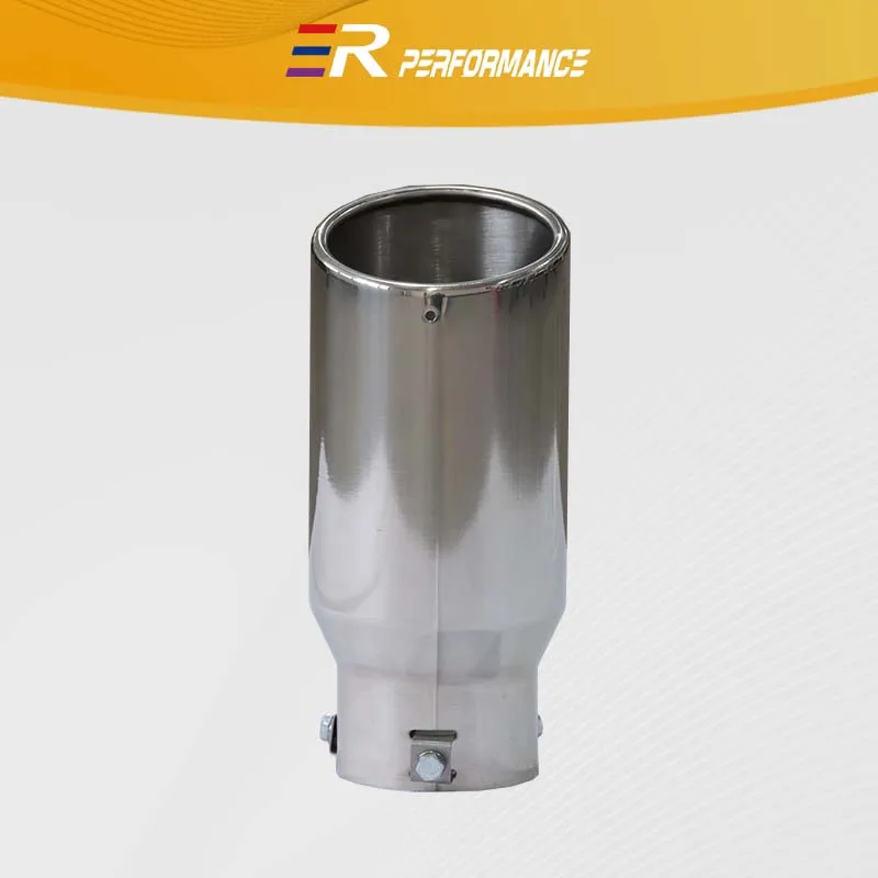 

1 Piece Car Accessories Exhaust Pipe Muffler Tail Throat Stainless Steel Modified Exhaust Tips For Universal Auto