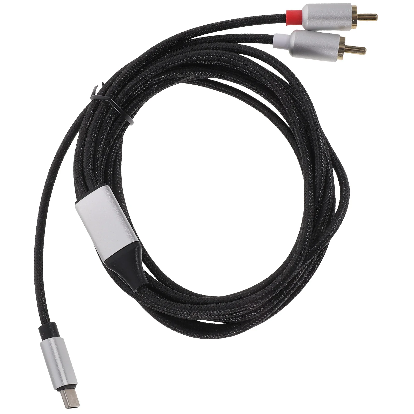 

3M Type- Cable Dual Rca Output Stereo Conversion Adapter for Car Amplifier Sound System Audio Transferring Cord
