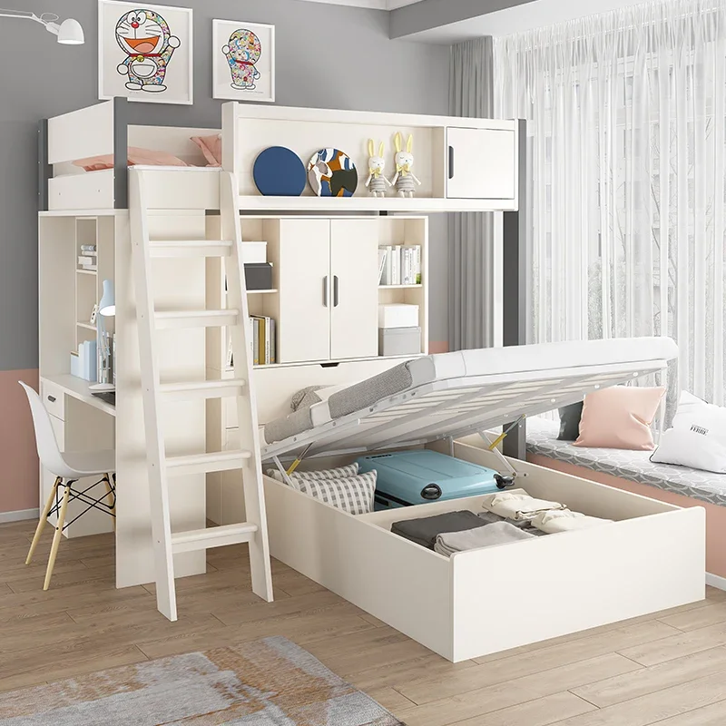 Children's bunk beds Adult household high and low bed Small apartment double Two-layer bunk bed Interlaced mother-child