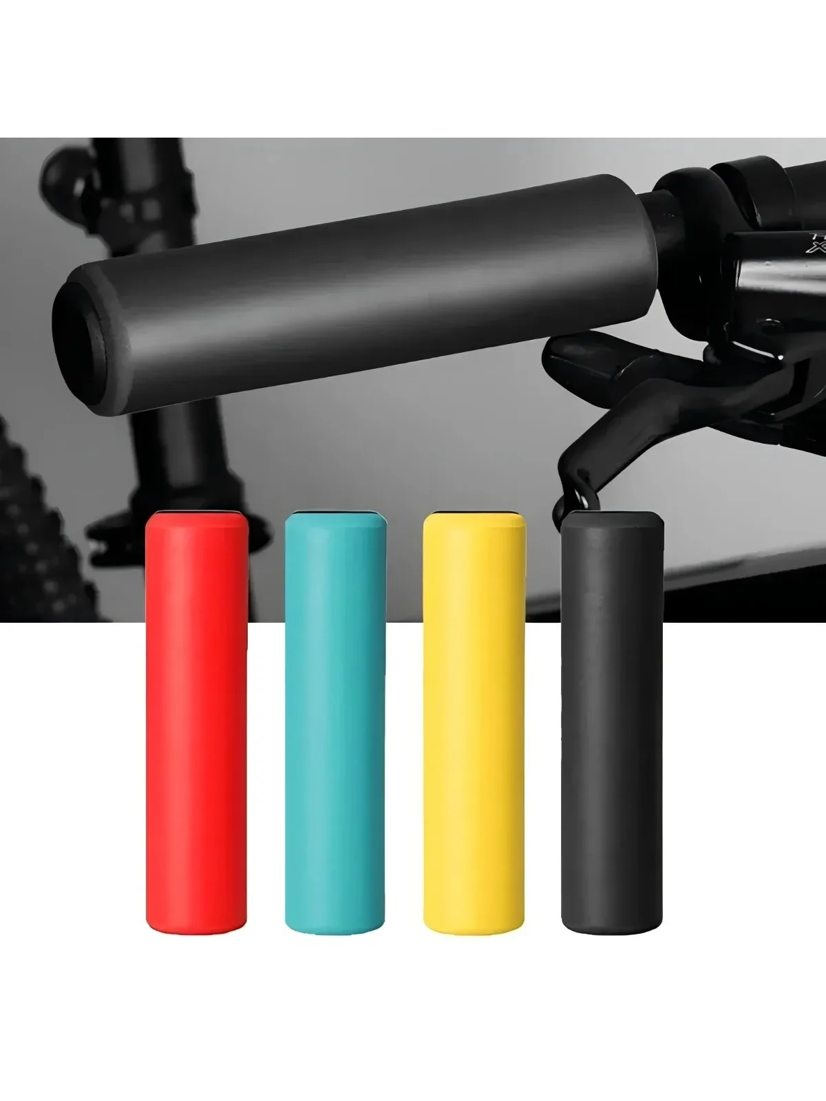 AliExpress Colorful Cycling Grips for Mountain Bike Anti Skid Shock Bicycle Handlebar Cover MTB Accessorie Sponge Soft Bicycle Handle Cover
