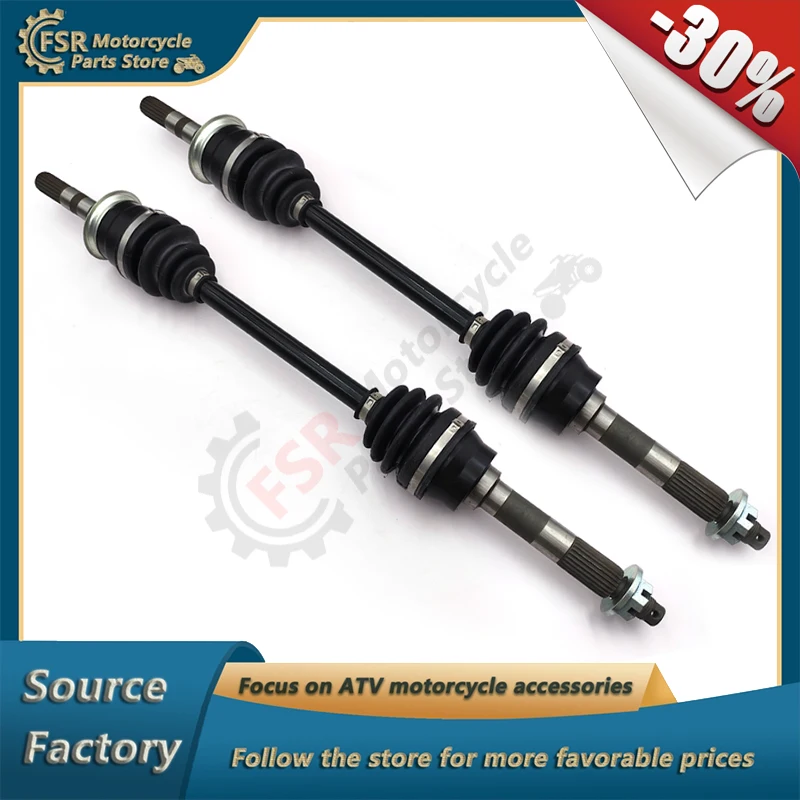 

2PCS ATV UTV CV Axle Front Fits 99-02 Kawasaki Prairie 300 KVF300 4x4 KAF950FDF/GDF DIESEL MULE KAF620-KAF950 59266-1104