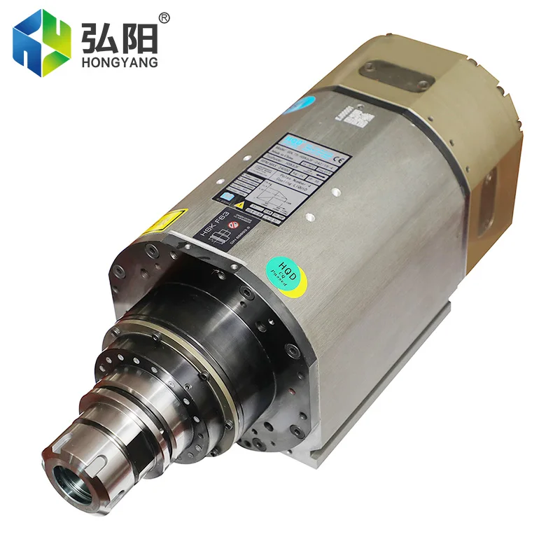 5-Axis numerical control ATC spindle HQD GDL75 HSK63F 15/17KW water-cooled 12K-24K RPM for numerical control engraving and milli