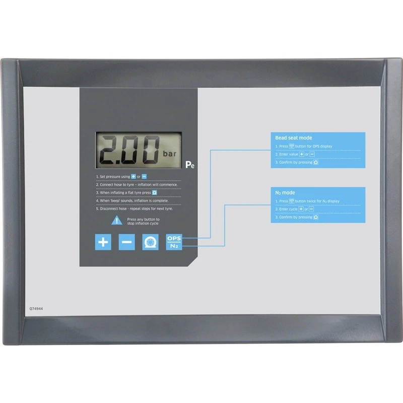 Wall-mounted automatic inflator, suitable for 4S shops, repair shops, trucks and buses