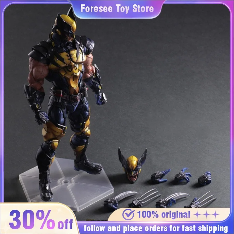 

28cm Marvel Wolverine X-MEN Model Figure Desktop Joint Movable Decoration Movie Peripherals Festival Ornamen Gift Toy Collection