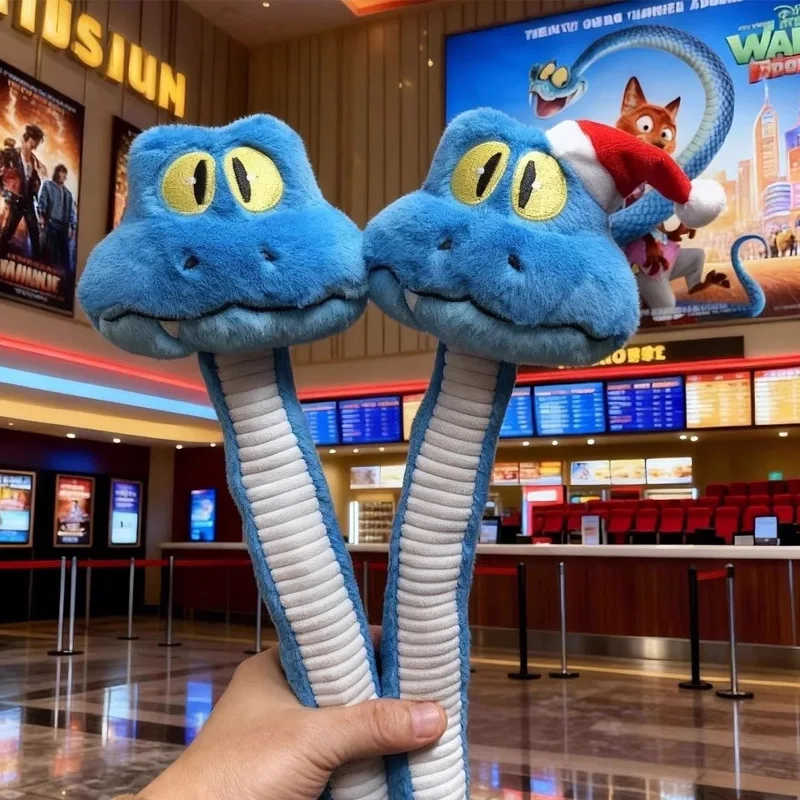 

Zootopia 2 Inspired Gary Plush Toy Cute Blue Snake Stuffed Animal Soft Cartoon Doll Christmas Birthday Gift For Girlfriend Kids