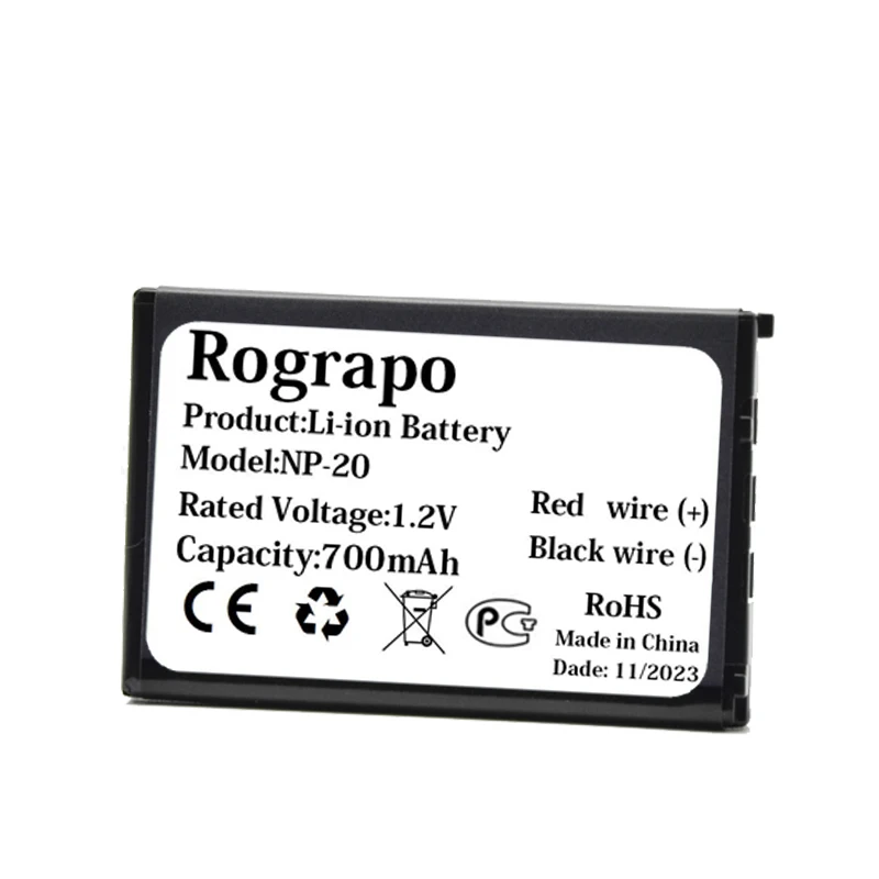 New 700mAh Li-ion NP-20 Camera Battery For CASIO Exilim EX-M1 M2 Z3 Z4 S1 S2 S3 S4 S100 Z8 Z40 Z65 z70 Z75 S20 s770 EX-S880