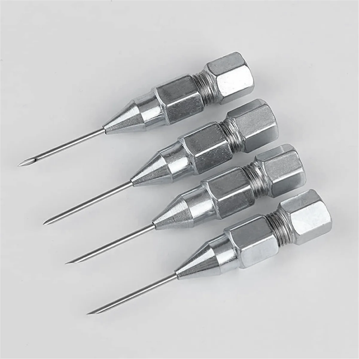 5 Pieces Of Removable Needle Nose Head Grease Nozzles, Grease Accessories For Versatility