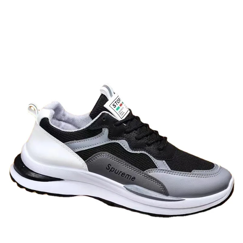 Chaussures de sport décontractées en maille pour étudiants, petites chaussures blanches, mocassins rétro, course à pied, tennis, lettre, printemps, automne, nouveau