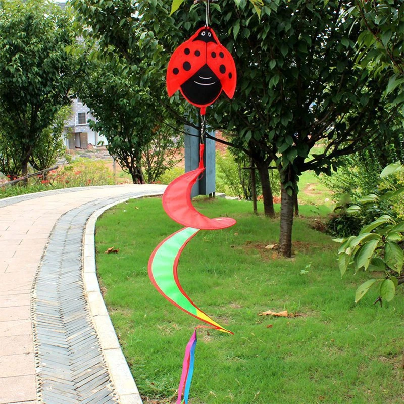 Animal  Rotating Wind Strip Windmill Hanging Wind Spinner Toy for Outdoor Kindergarten Garden Decoration Party