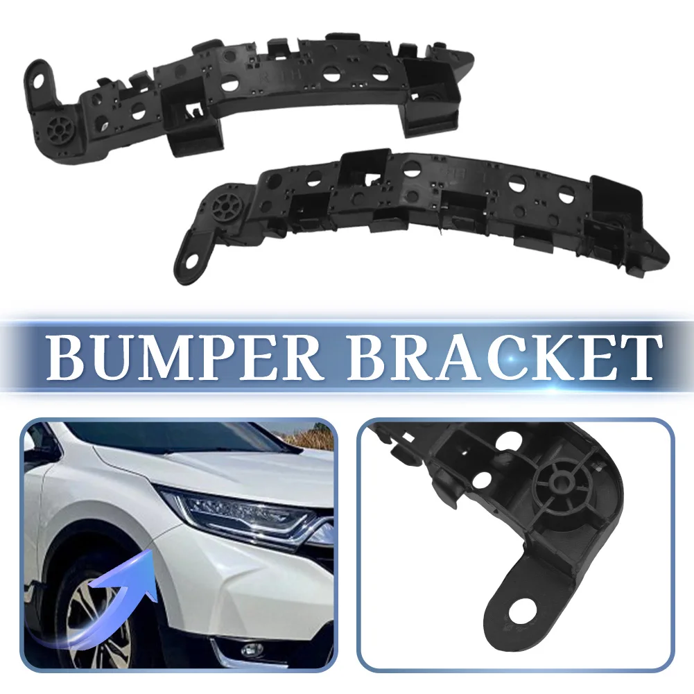 Pair Front Bumper Retainer Mounting Brackets Set For Honda CR-V CRV 2017-2019 OEM 71198TLAA01 71193TLAA01 HO1042136 HO1043136