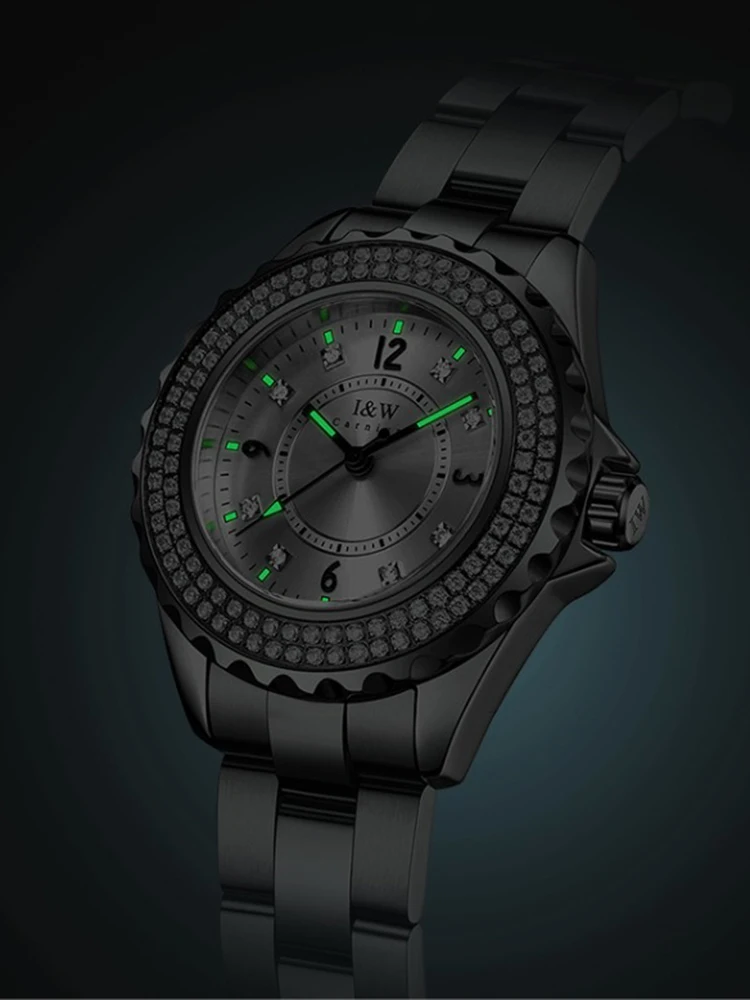 CARNIVAL Fashion Quartz Watches for Woman High End Switzerland Watch Ladies Sapphire Glass Luminous Waterproof Reloj Para Mujer
