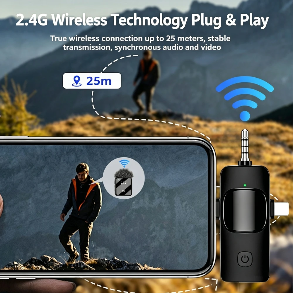 KEBIDU Wireless Lavalier Micro - Streaming Mic Condenser ulasan dan harga