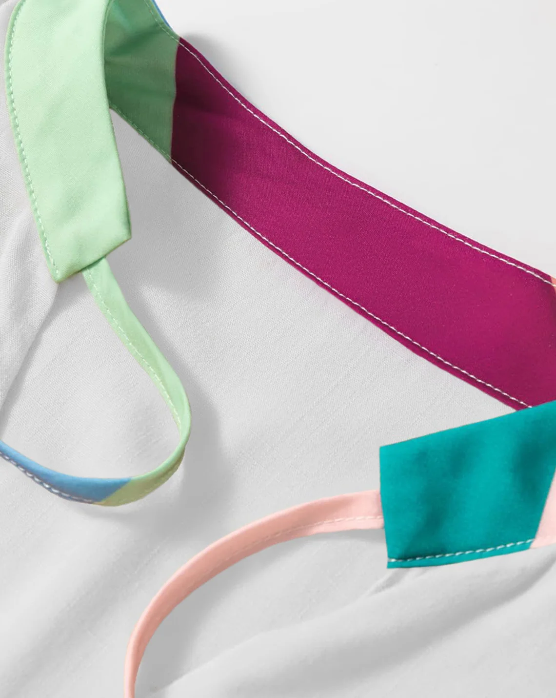 Dames zomer katoenen babydoll tops lantaarn shirt met korte mouwen zwierige geplooide stropdas hals peplum blouse uitgaan crop tops