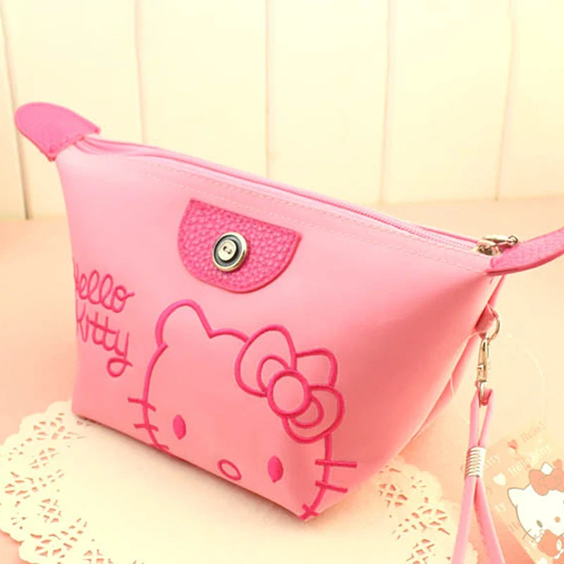 Borsa per il trucco borsa per la conservazione delle ragazze Anime Cartoon Kawaii regalo per borsa impermeabile di grande capacità