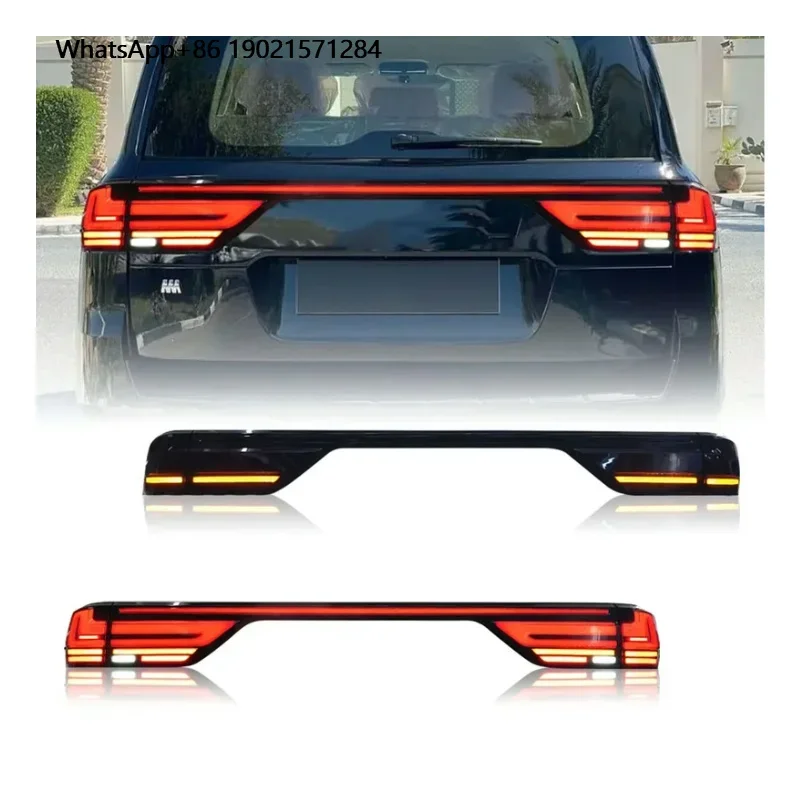 

Land Cruiser Upgrade Taillight for 2024 2023 2022 LED LC300 Rear Lamps DRL Sequential Turn Signal Tail Lights Modified