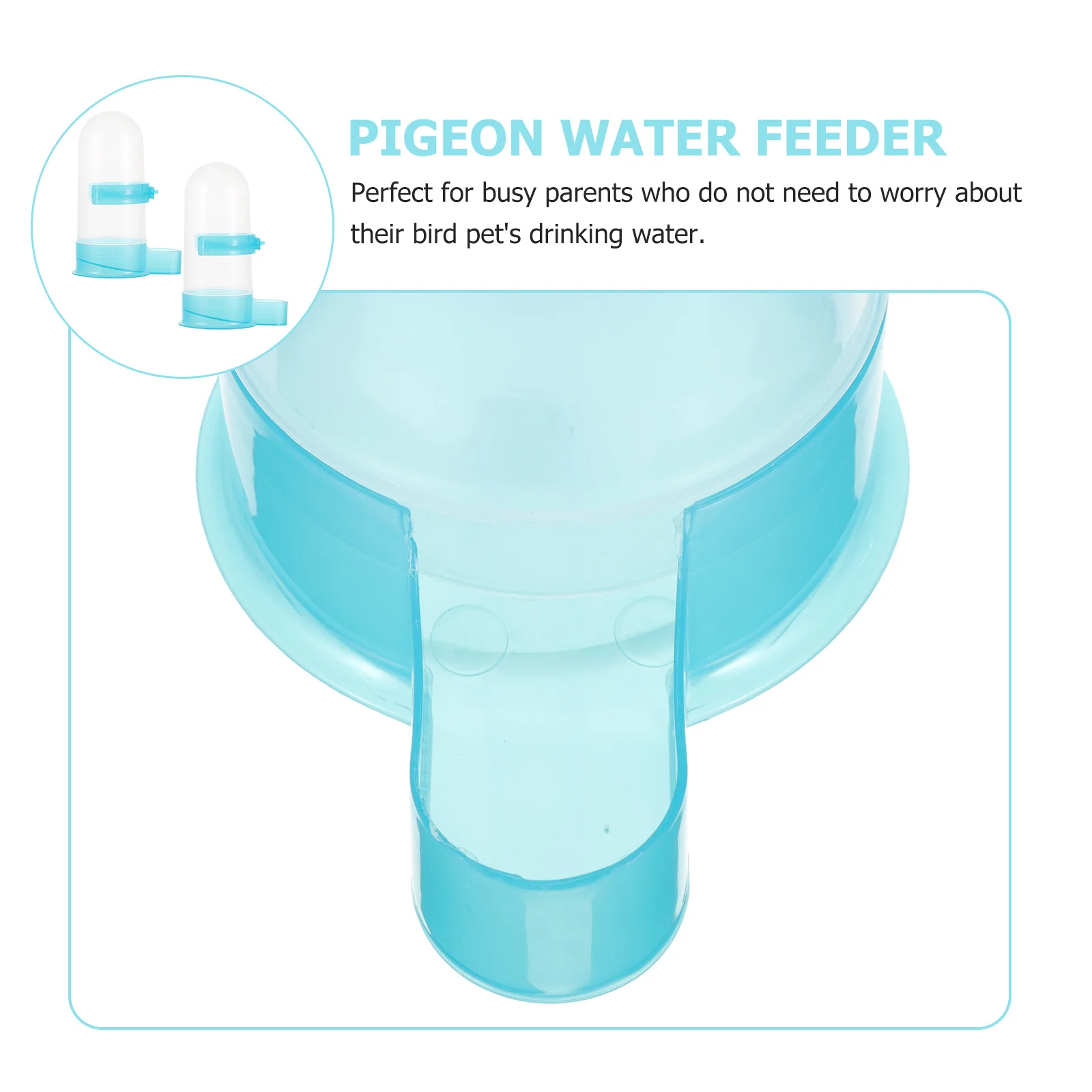 

Automatic Drinking Fountain Bird Cage Water Bowl Feeder Dispenser Pet Drinker Pigeon