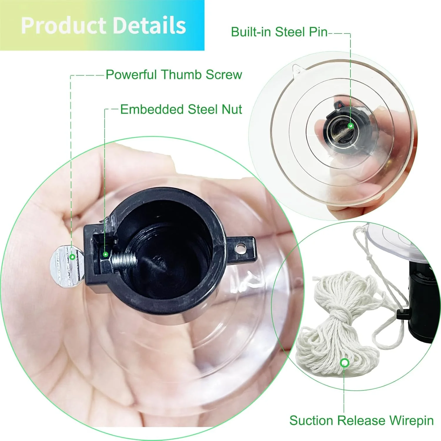 Suction Cup Light Bulb Changer, Light Bulb Changer for High Ceilings and Recessed Lights, Suction Cup Flat Light bulb Remover To