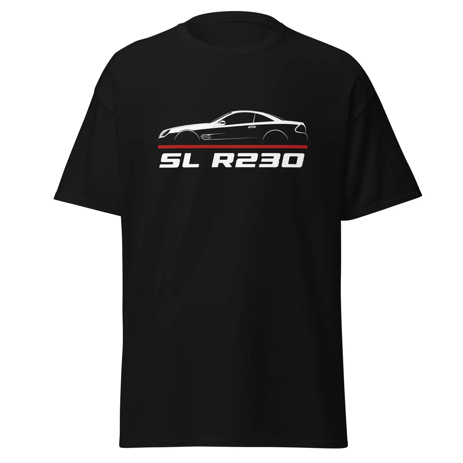 Zyxz premium printed t-shirt, suitable for Mercedes SL Hardtop R230 2001-2008 fan birthday gift t-shirt