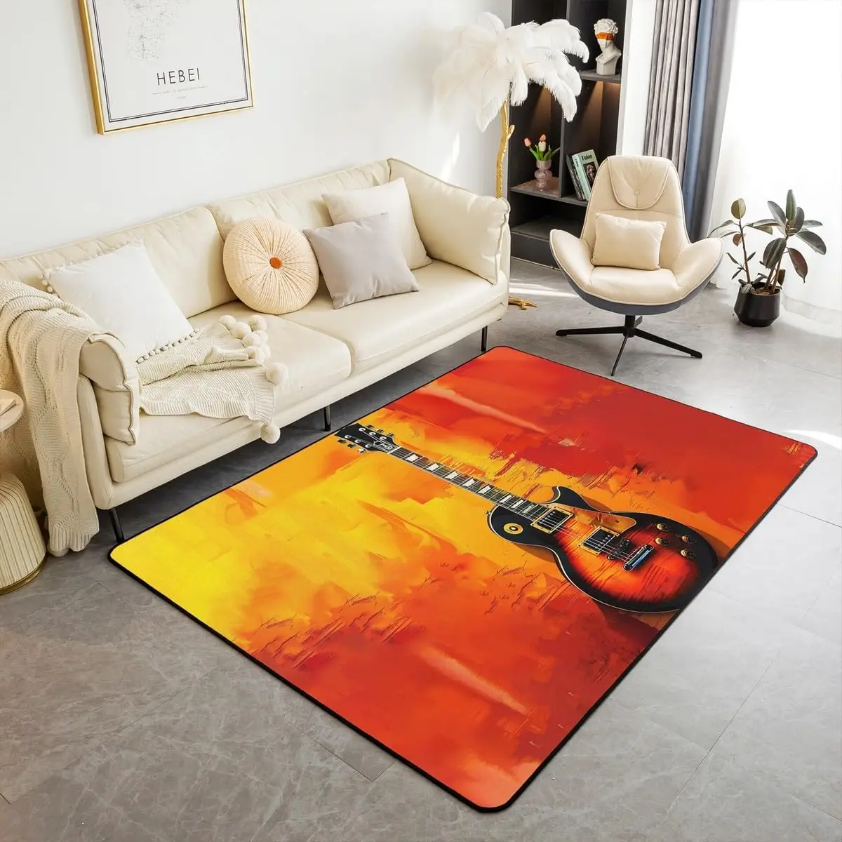 Vinyl Record Rug,Red and Black Music Player Area Rug for Kids Child,Modern Musical Rhythm Carpet Runner Non Slip,Floor Mat