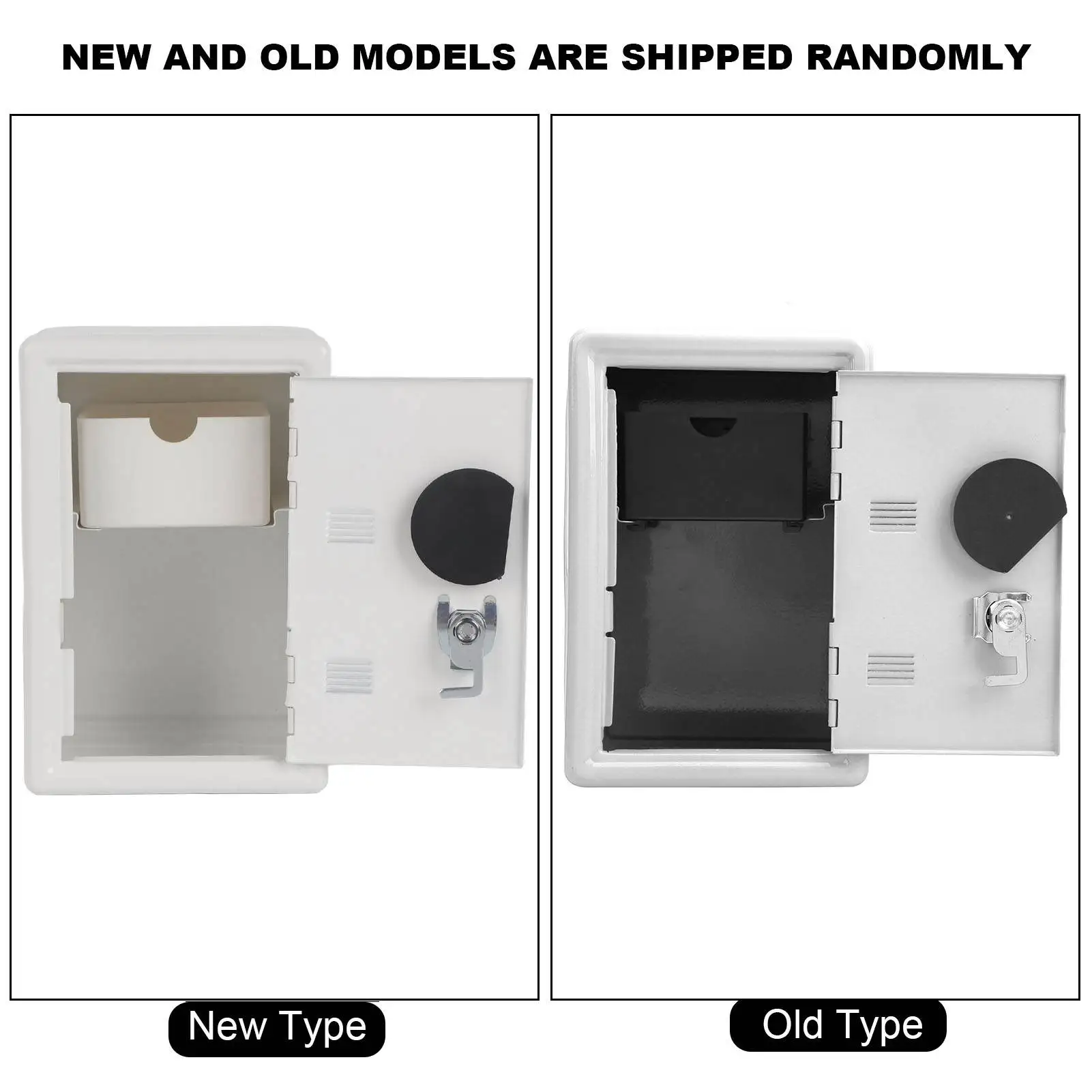 Children Mini Key Money Storage Case Simulation Safe Box Metal Innovation Presents SuppliesWhite