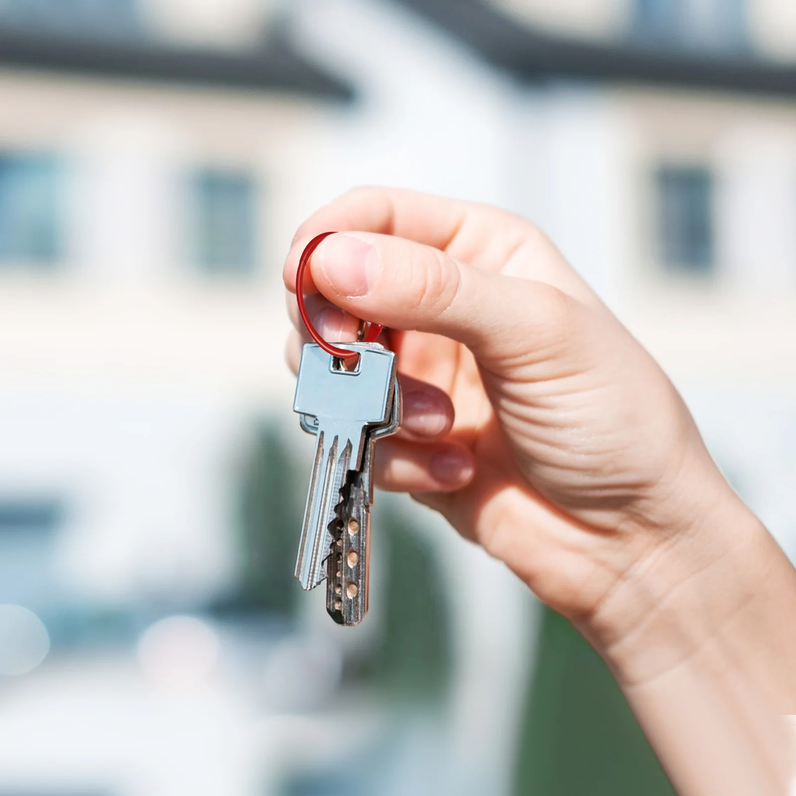 70 pcs Bright Colors Binder Rings For Index Cards Loose Leaf Notebook Keychain Book Ring Scrapbook Flashcards Planner Binding