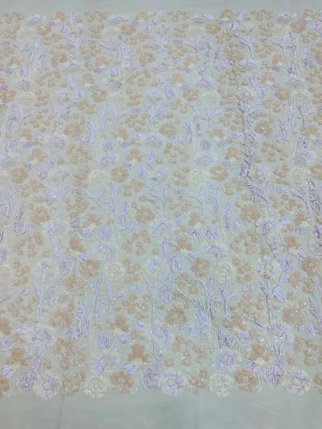 African Groom Lace Fabrics 2024 High Quality Nigerian Embroidery Tulle Sequins Lace Fabric For Party Dress 5 Yards/Lot