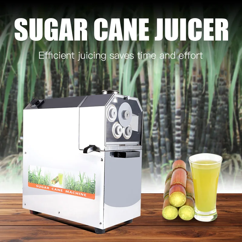 4 Roller Sugarcane Juice Extractor Stainless Steel Sugar Cane Sugarcane Juicer Extracting Processing Machine