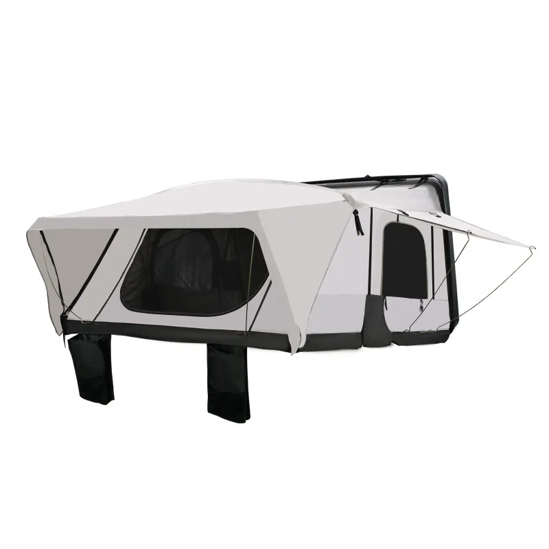 Car Roof Tent ABS Double Layer Hard Shell Side Flip Automatic Quick Open Four-season Camouflage Outdoor Camping Portable Road