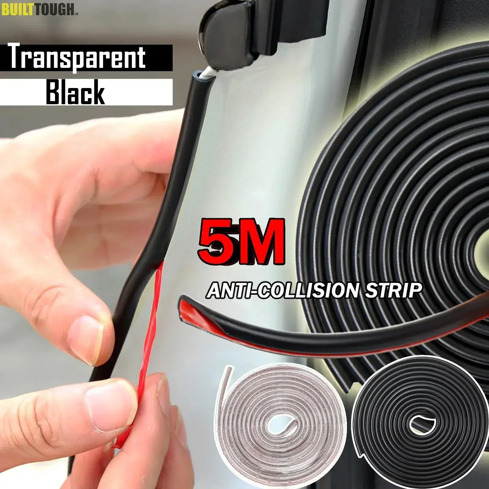 Car Door Edge Guard - Anti-Scratch Protection Trim with Steel Core, Universal Fit for All Vehicles Door Protection Amagi