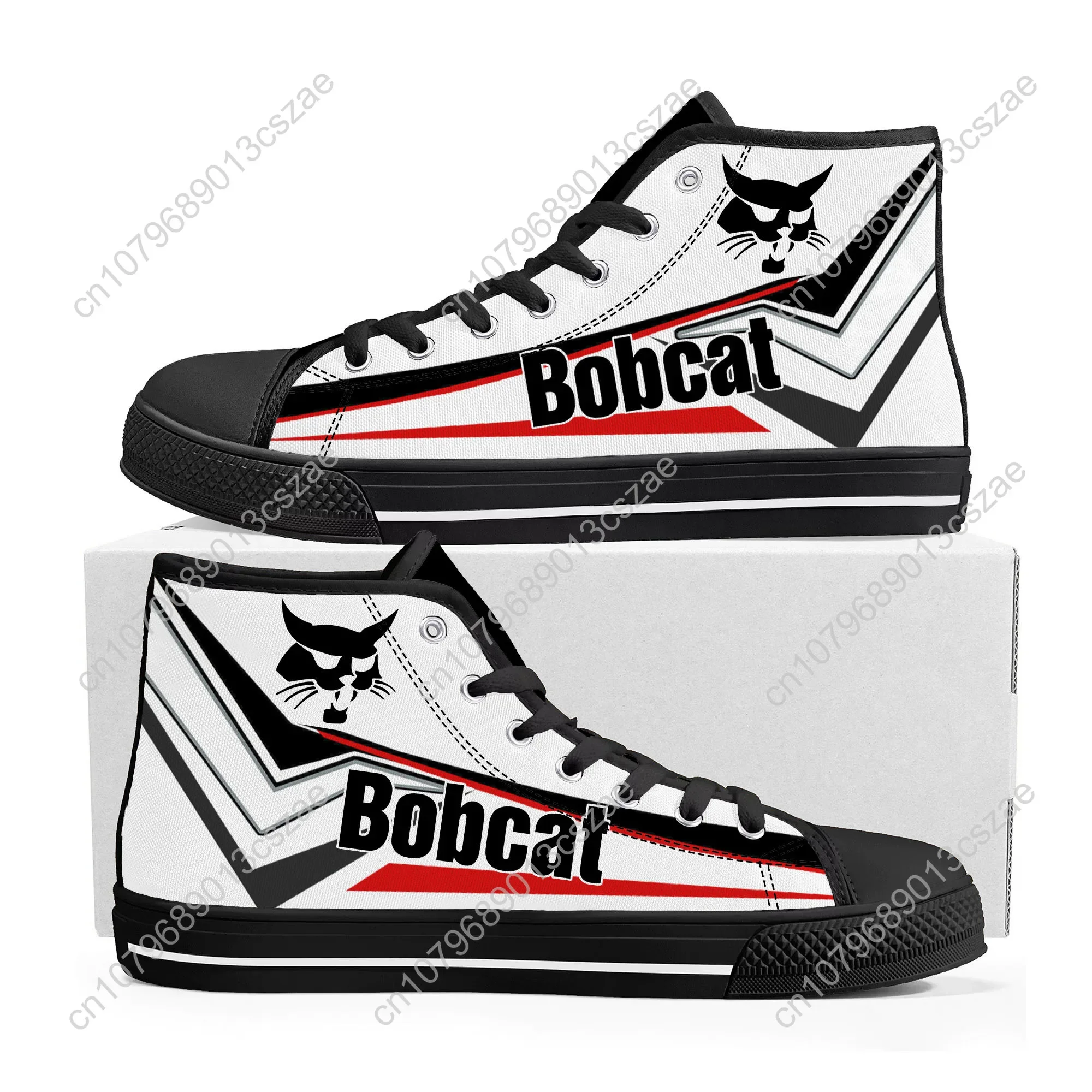 Bobcat-Zapatillas de lona de alta calidad para hombre y mujer, zapatos informales personalizados, para parejas