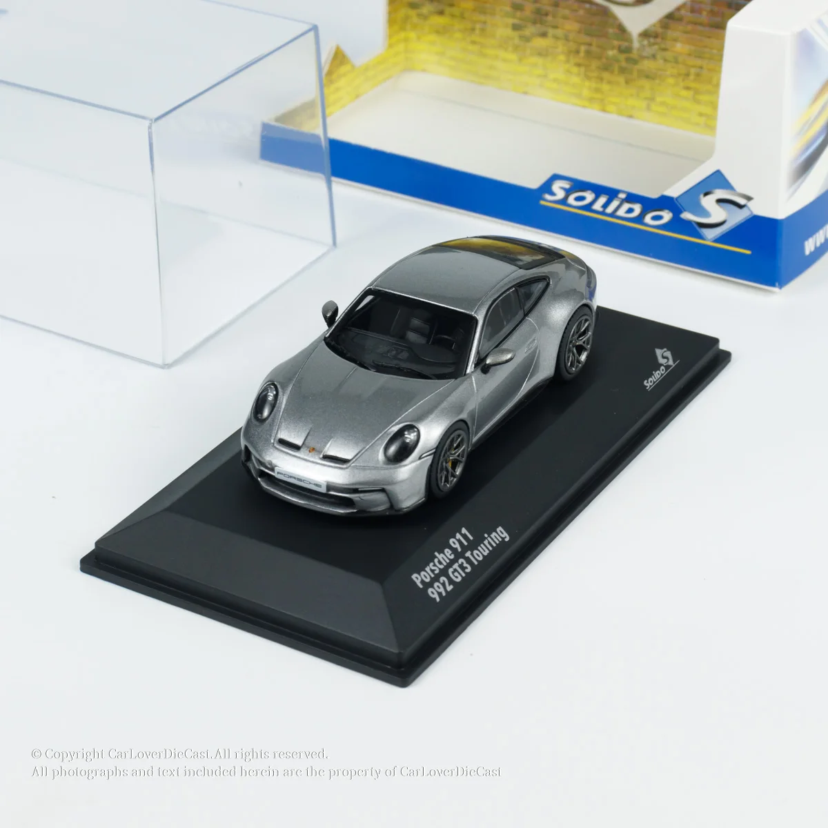 

Solido 1:43 Scale Diecast Alloy Porsche GT3 TOURING GT Toys Cars Model Classics Adult Gifts Collection Souvenir Static Display
