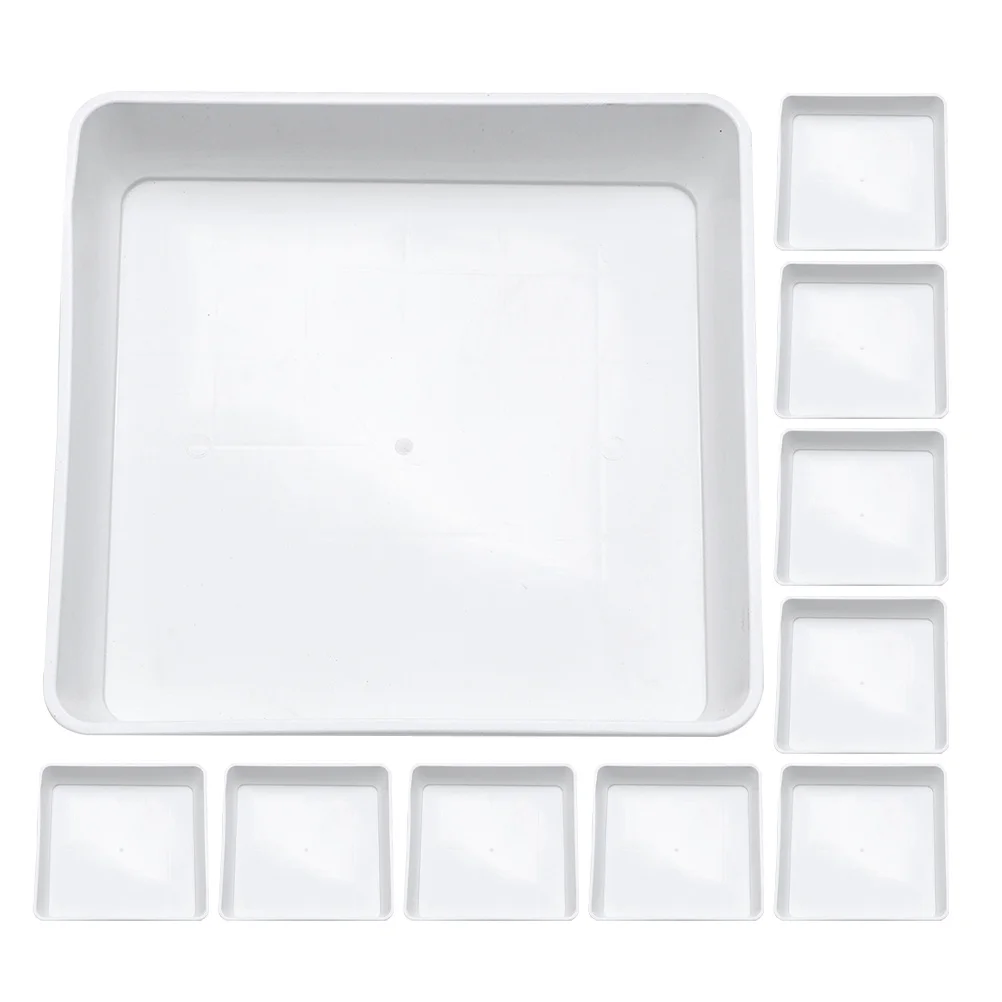 

15Pcs Plastic Flower Pot Saucers Plant Drip Trays Durable Planter Trays Indoor Outdoor Use Plant Saucers for Indoors